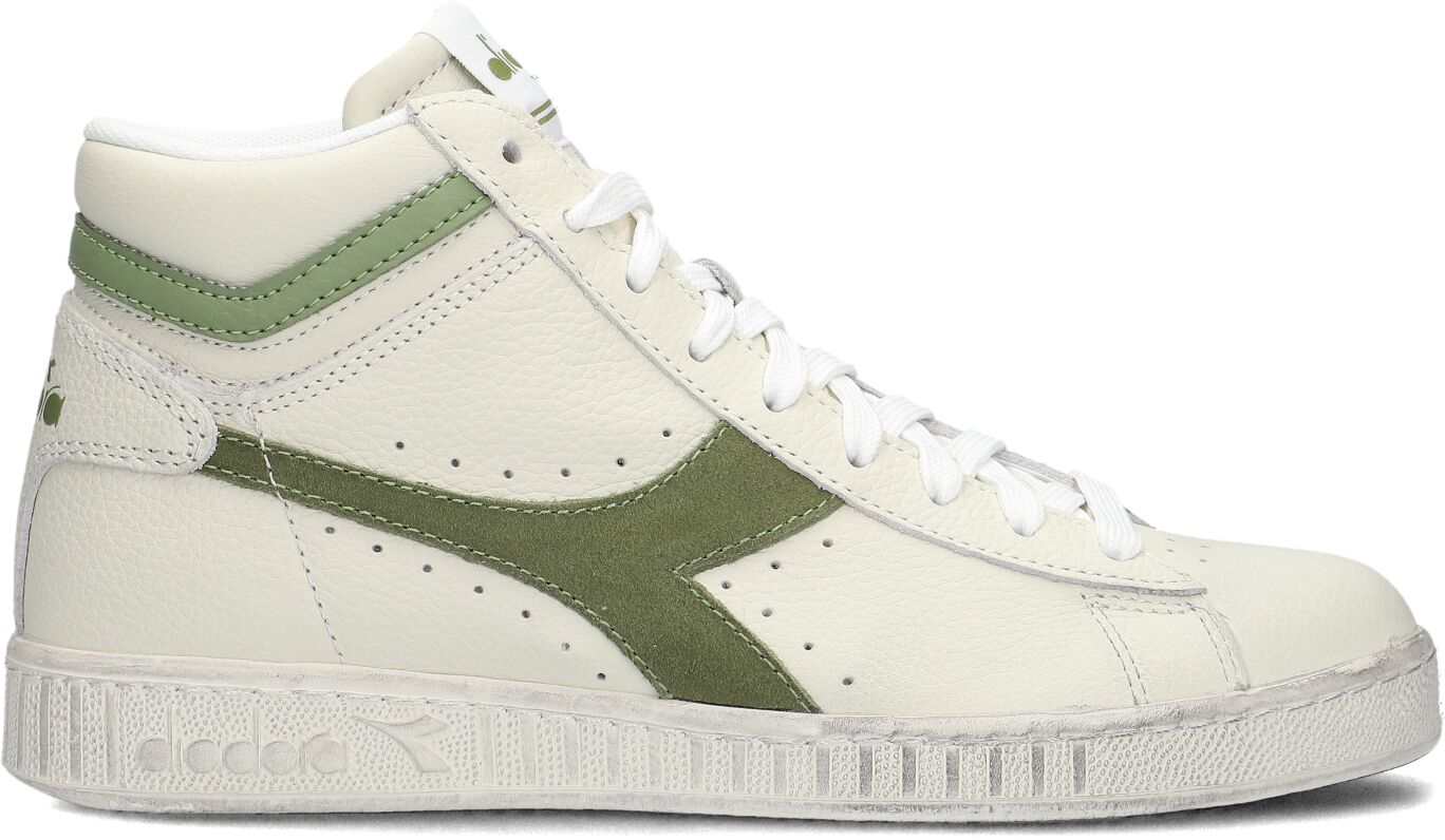Diadora Hoge Sneakers Dames Game L High Wn, Maat: 41, Materiaal: Leer, Kleur: Wit