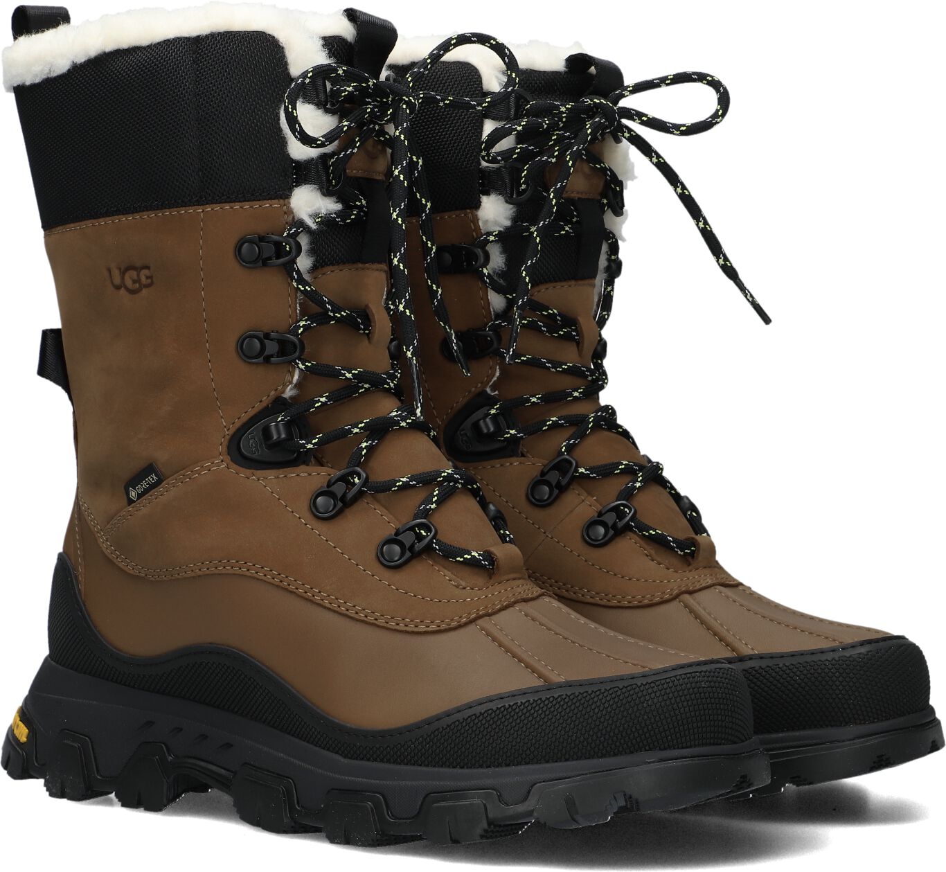 UGG Veterboots Dames Adirondack Meridian, Maat: 37, Materiaal: Suède, Kleur: Cognac