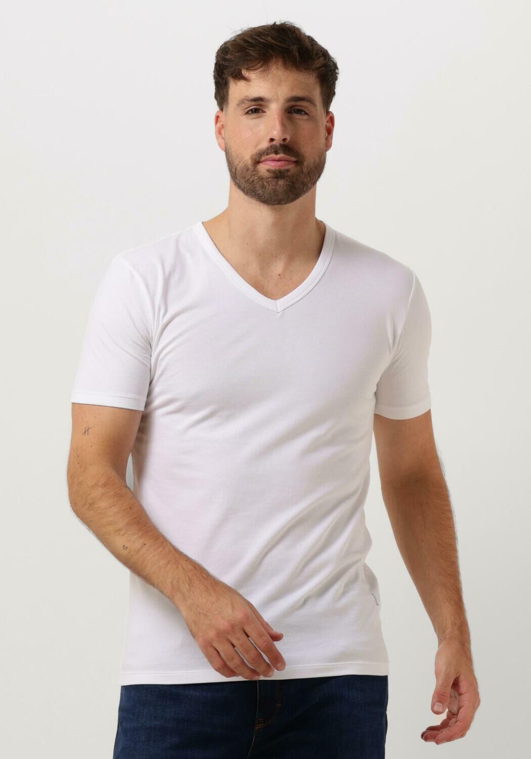 Boss Black T-Shirt Heren Tshirtvn 2p Modern, Maat: M, Kleur: Wit
