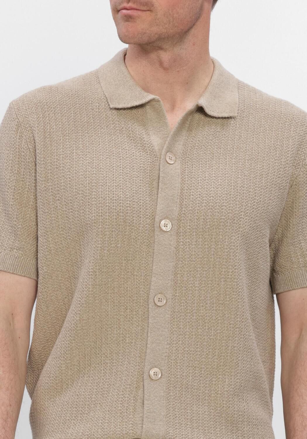 Beige NN.07 Polo ARES KNIT 60019 - large