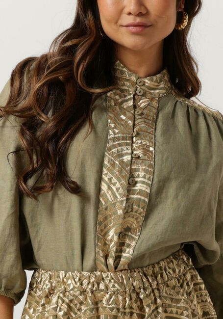 Groene GREEK ARCHAIC KORI Blouses 250109 - large