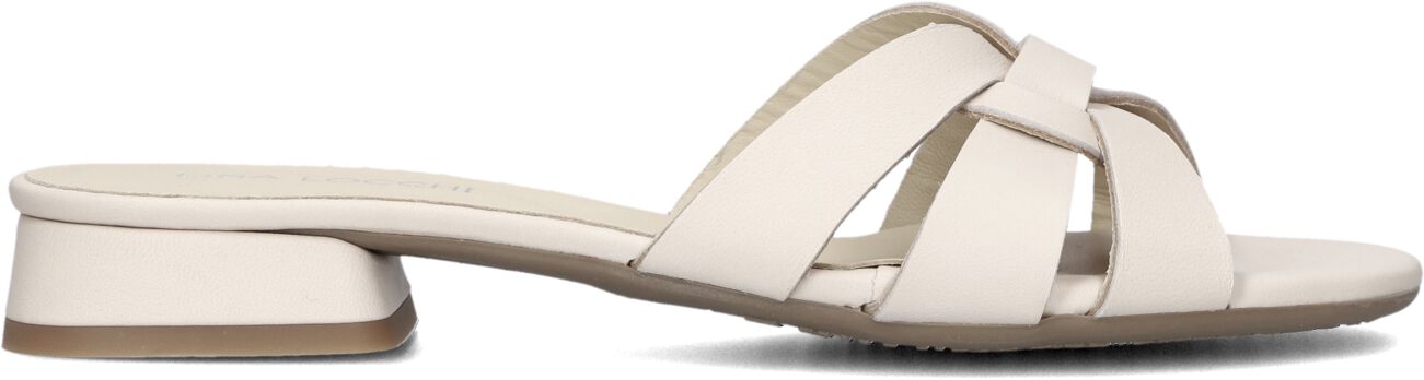 Lina Locchi Slippers
Dames Led Knoop Slipper, Maat: 41, Materiaal: Leer, Kleur: Gebroken wit