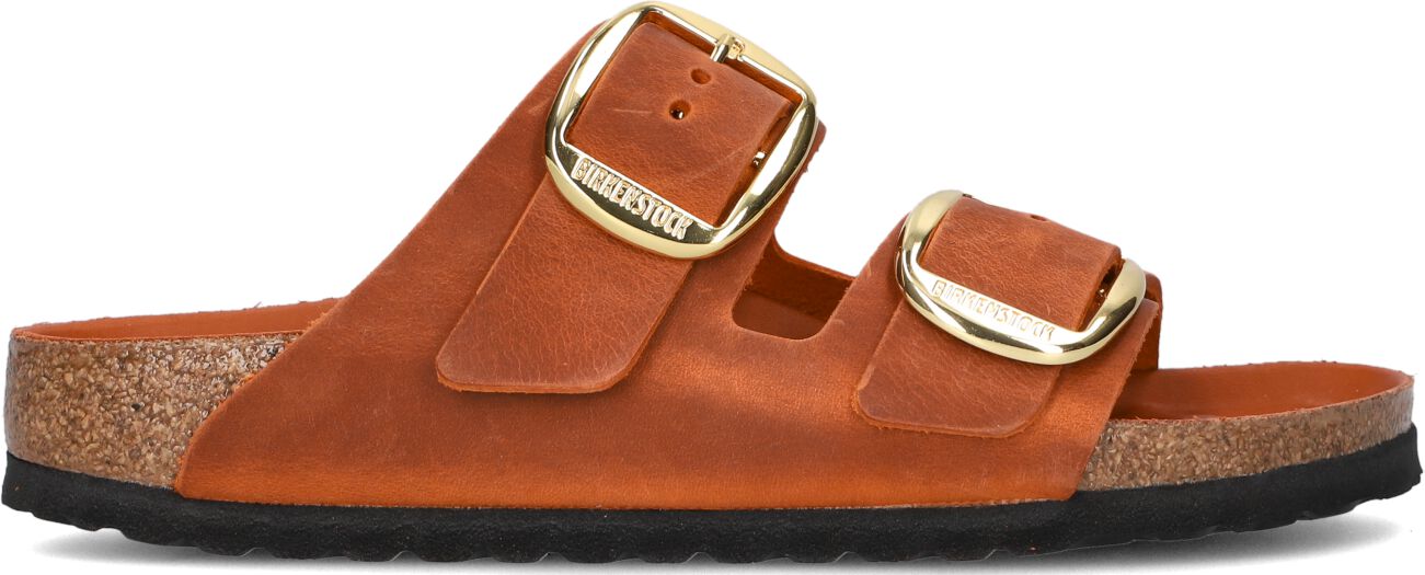Birkenstock Slippers
Dames Arizona Bigbuckle, Maat: 38, Materiaal: Leer, Kleur: Oranje