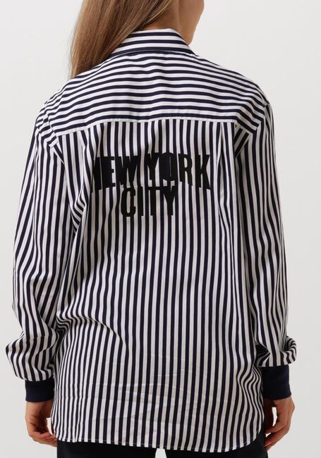 Blauwe PENN & INK Blouses 501 BLOUSE PRINT - large