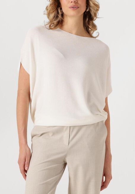 Gebroken wit SUMMUM Top OVERSIZED KNITTED TOP VISCOSE BLEND KNIT - large
