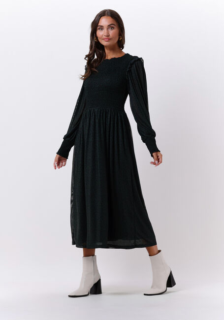 Groene BRUUNS BAZAAR Midi jurk PHLOX ISABELLA DRESS - large