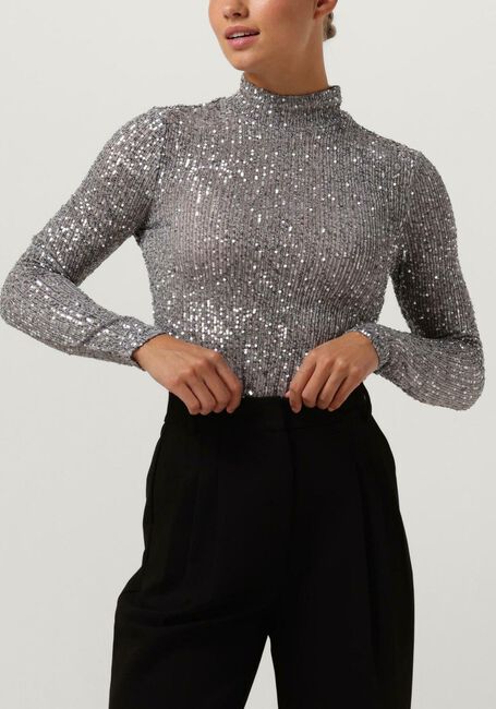 Zilveren BRUUNS BAZAAR Top GLITTER EZRA BLOUSE - large