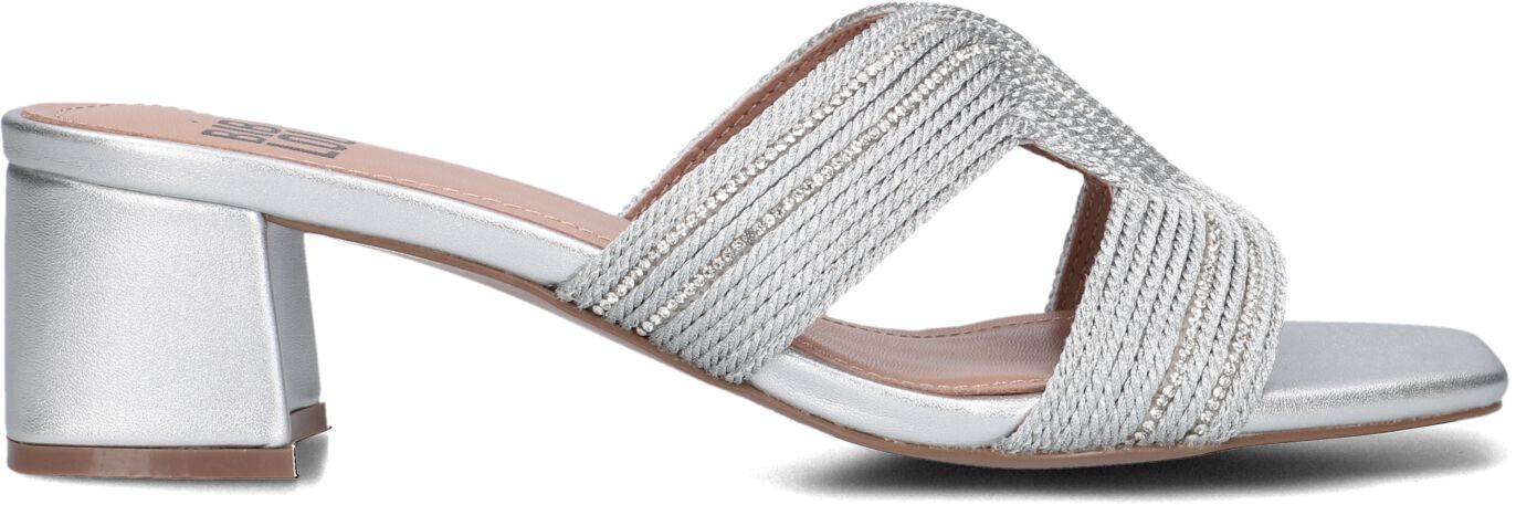 Bibi Lou Muiltjes Dames 879z94hg, Maat: 37, Materiaal: Leer, Kleur: Zilver