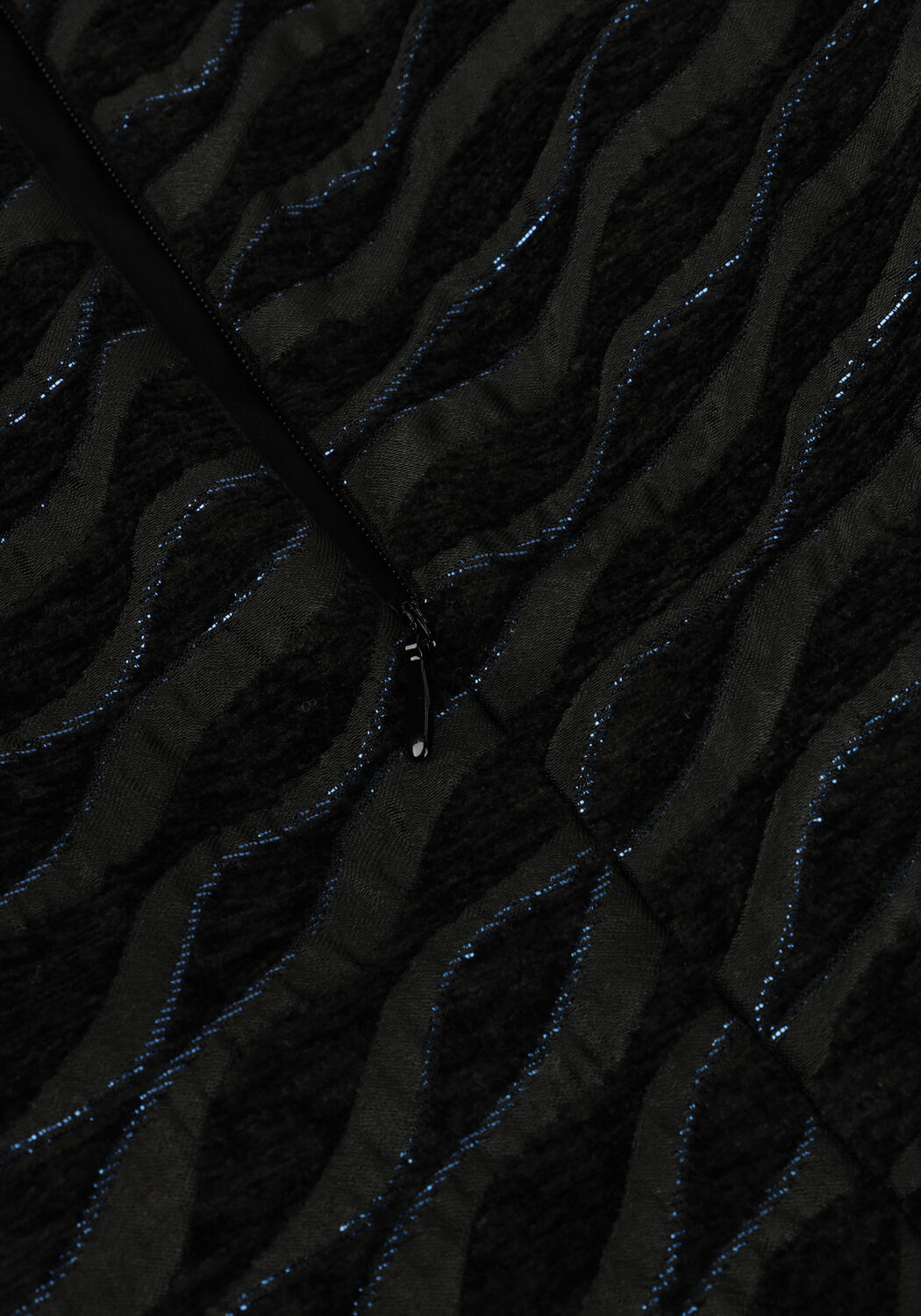 Zwarte CO'COUTURE Mini jurk ZEBRA CC FLOCK DRESS - large