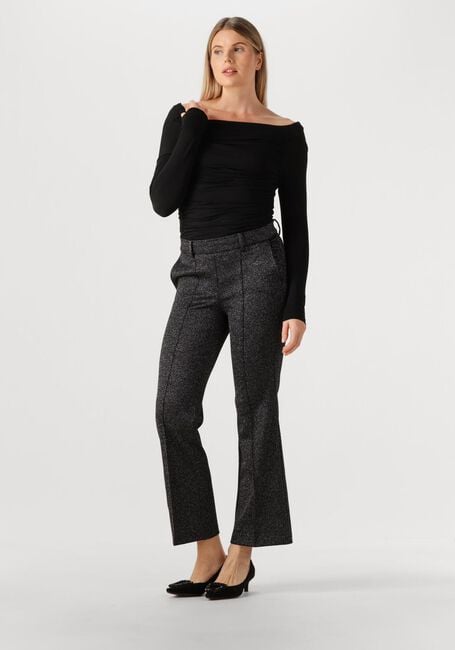 Donkergrijze CAMBIO Flared broek FRANCOISE CROPPED - large