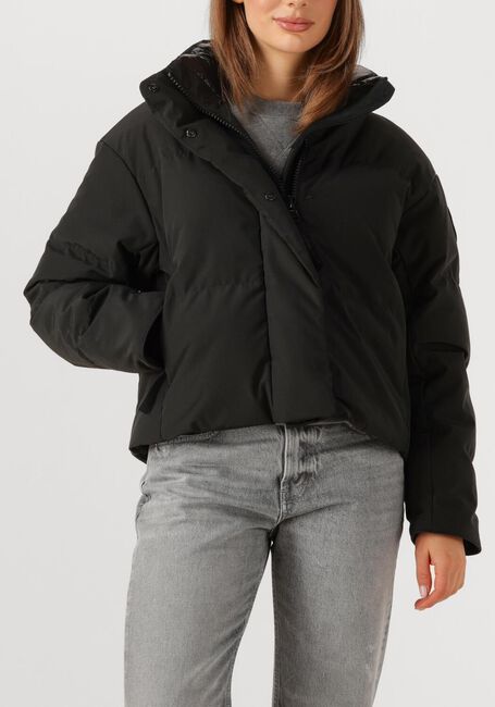 Zwarte CANADA GOOSE Gewatteerde jas GRANDVIEW CROPPED JACKET - large