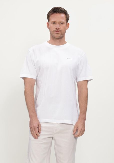 Witte OLAF HUSSEIN T-shirt FELTED WATERCREST TEES - large