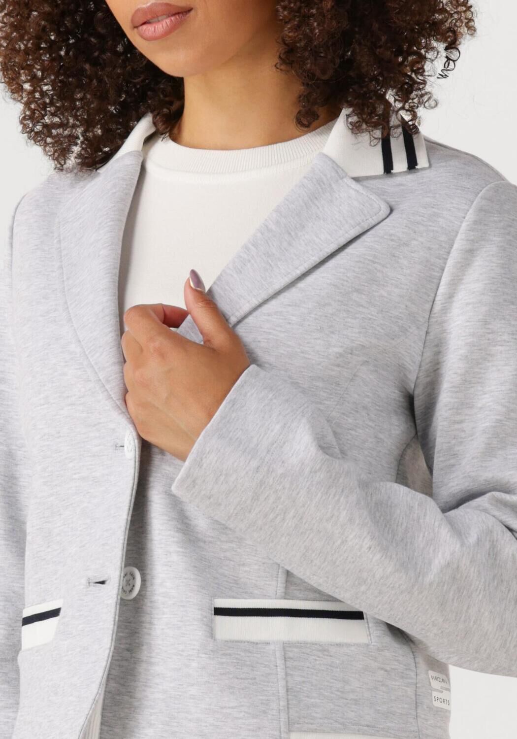 Lichtgrijze MARC CAIN SPORTS Blazer ZS 34.06 J17 - large