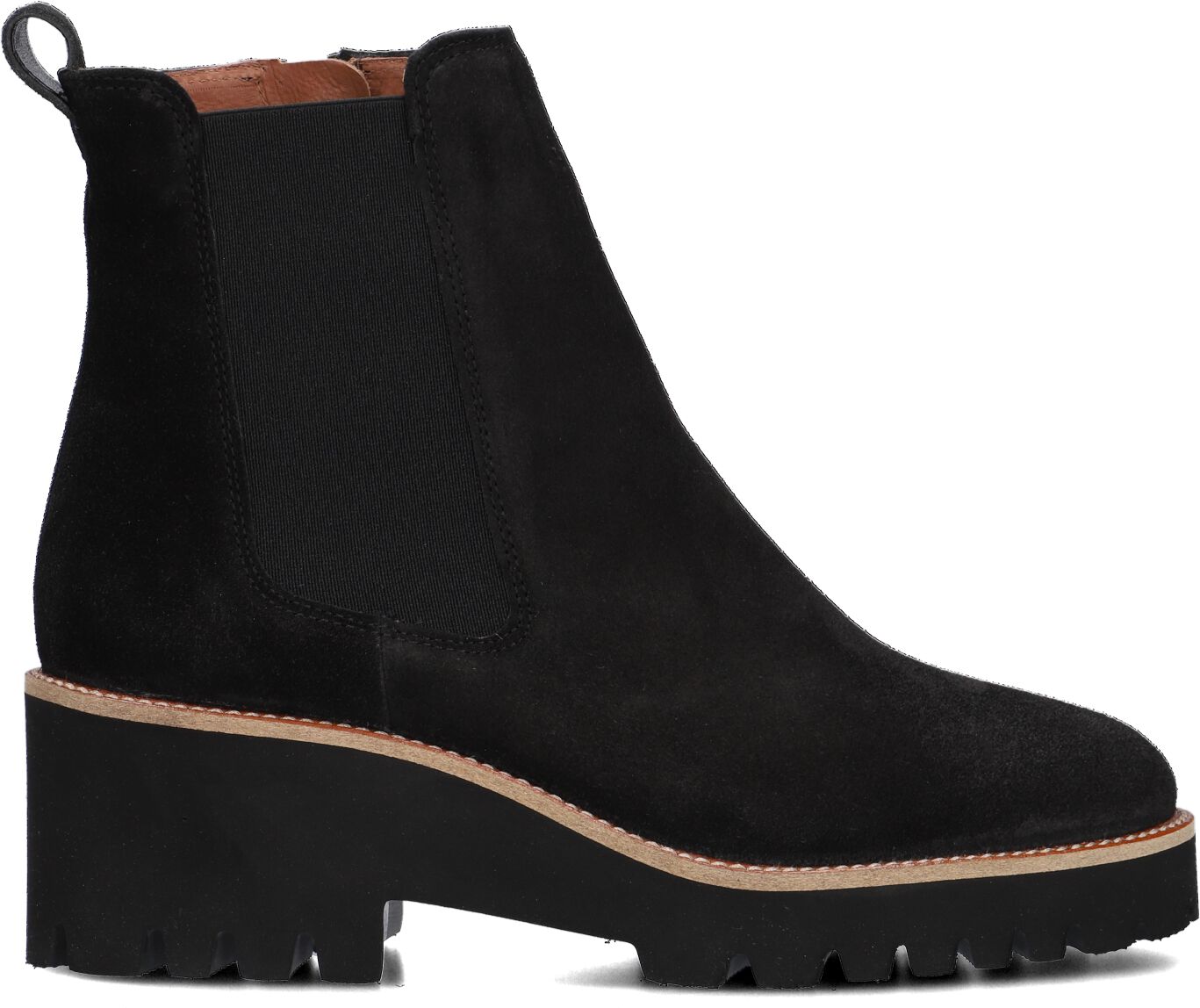 Paul Green Chelsea Boots Dames 8117, Maat: 38, Materiaal: Suède, Kleur: Zwart