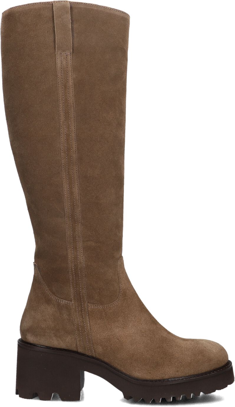 Blasz Hoge Laarzen Dames Evs-5014, Maat: 38, Materiaal: Suède, Kleur: Taupe