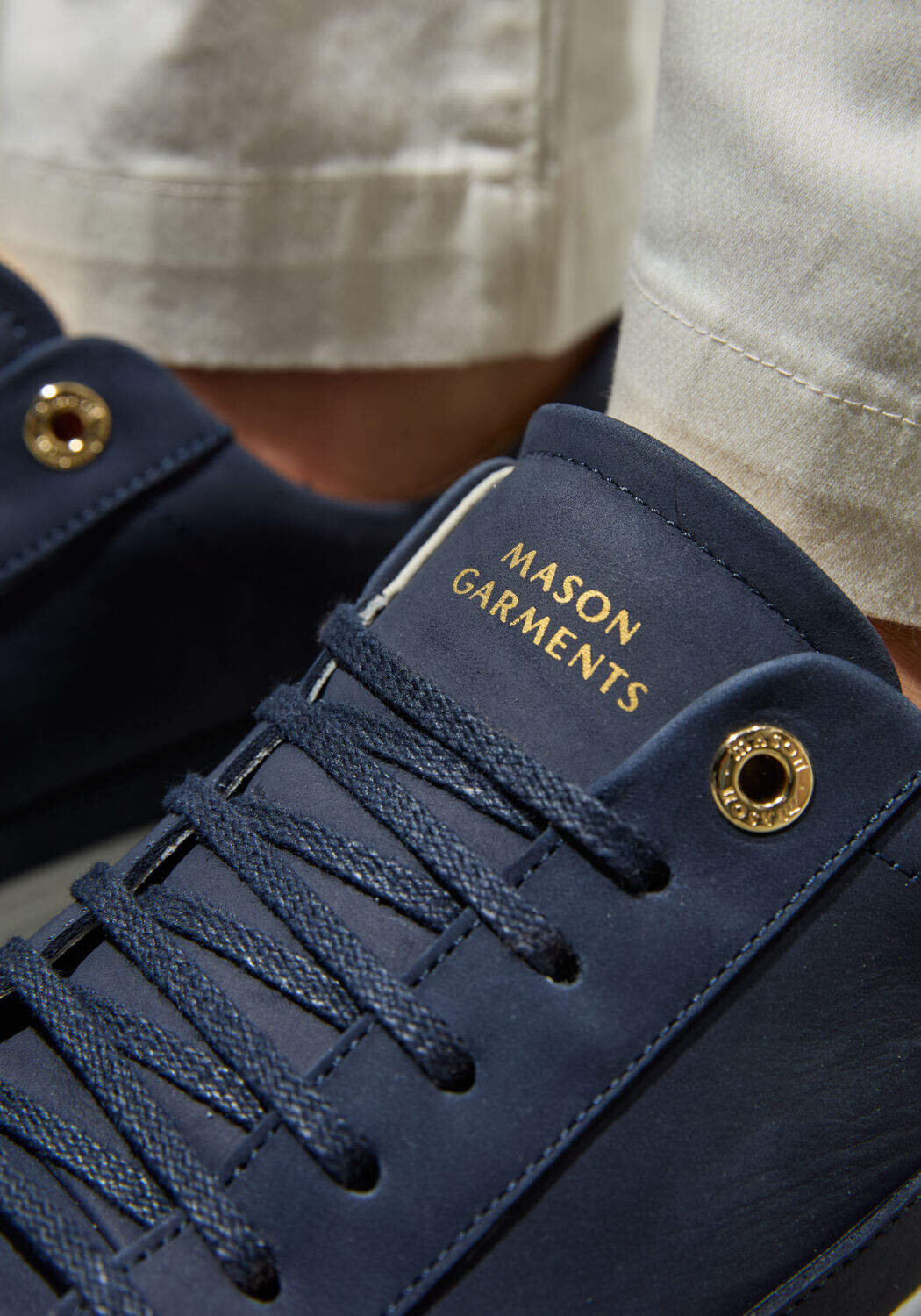 Blauwe Mason Garments Lage sneakers TIA DRESS - large