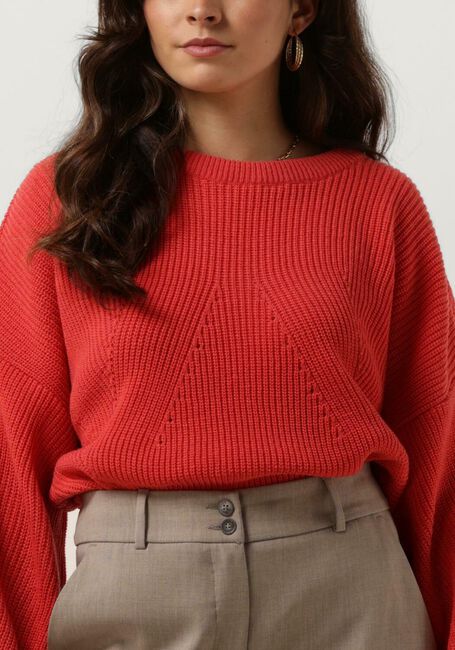 Koraal SUMMUM Trui BALLOON SLEEVE SWEATER ACRYLIC KNIT - large