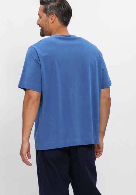 Blauwe FOR&Eacute;T T-shirt PARK LOOSE FIT T-SHIRT - large