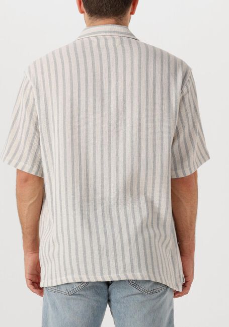 Grijze WOODBIRD Casual overhemd WBBANKS WEEVE SHIRT - large