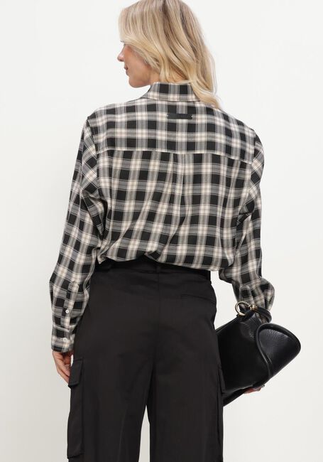 Zwarte HAUTE L'AMITI&Eacute; Blouses EARLY HAUTE CHECK SHIRT - large