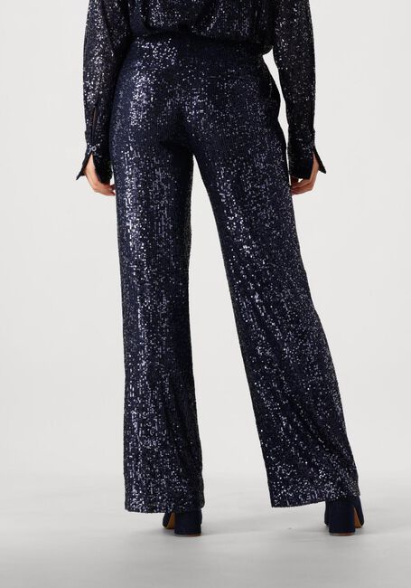 Blauwe SECOND FEMALE Wijde broek MOONSHINE TROUSERS - large