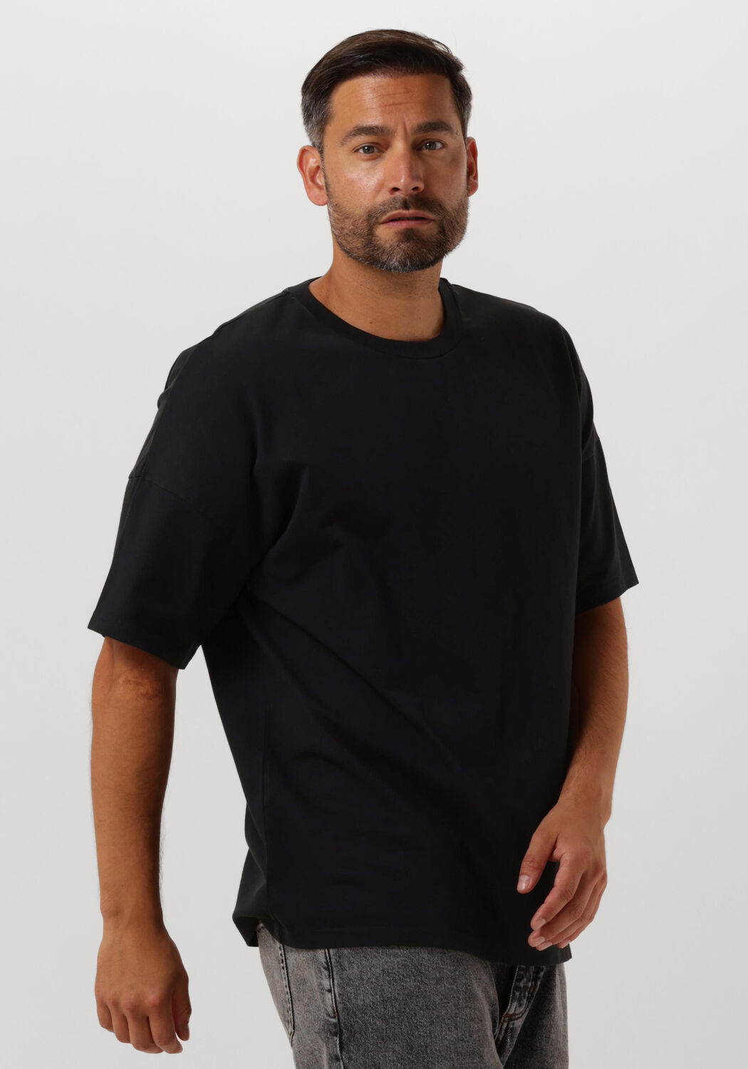 American Vintage T-Shirt Heren Fizvalley Men, Maat: M/L, Kleur: Zwart