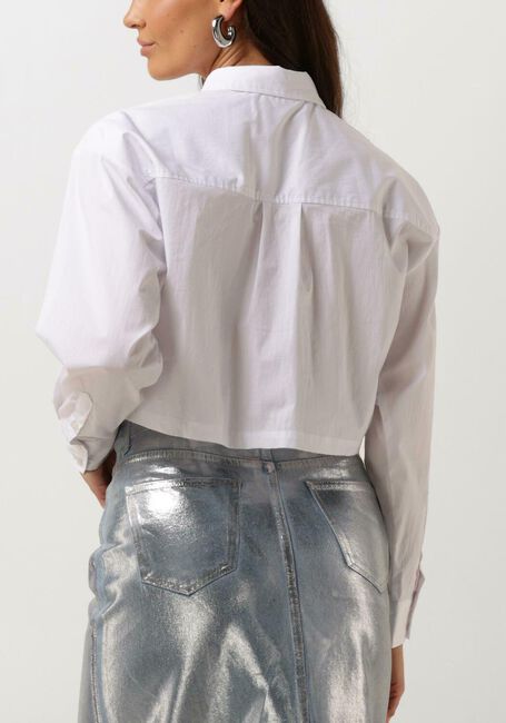 Witte CO'COUTURE Blouses COTTON CRISP CROPPED SHIRT - large