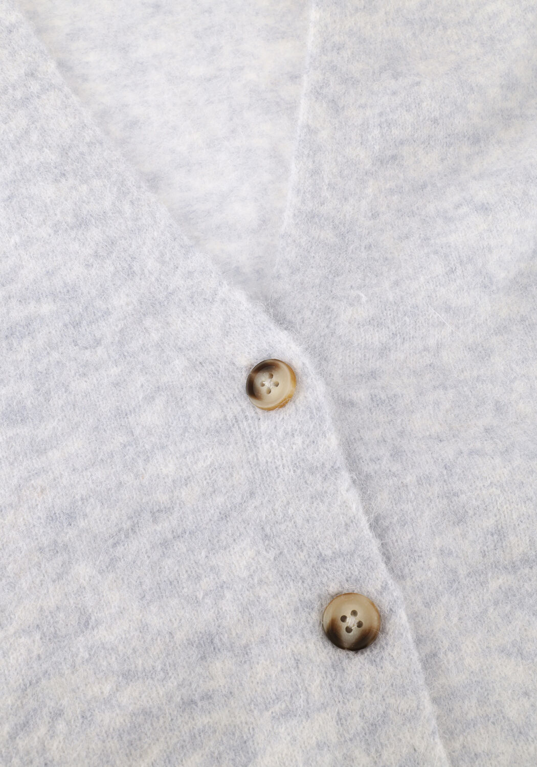 Lichtblauwe KNIT-TED Vest MARBLE - large