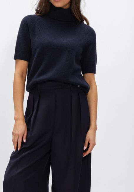 Donkerblauwe ANINE BING Wijde broek LOU TROUSERS -MIDNIGHT BLUE - large