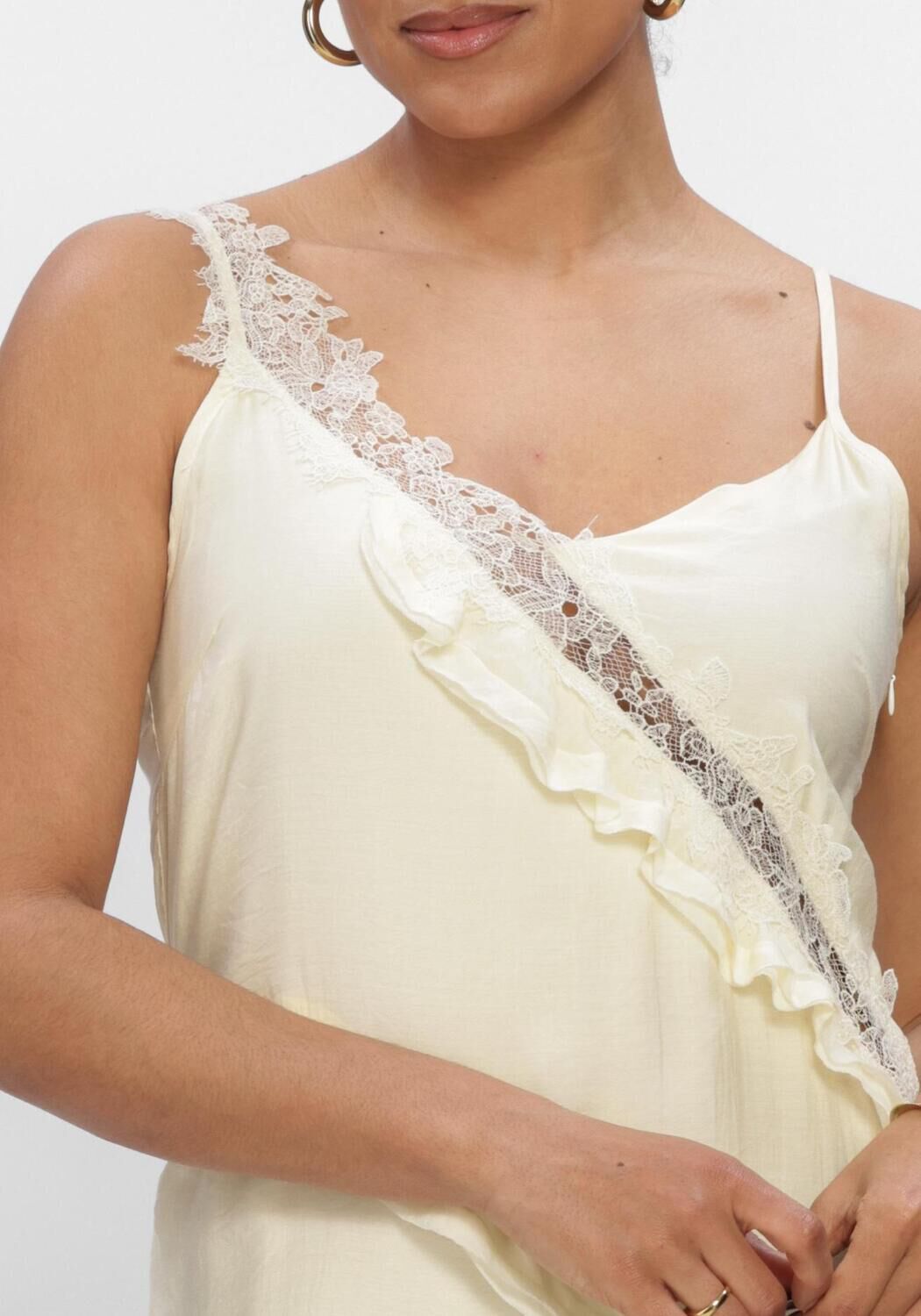 Gele COPENHAGEN MUSE Midi jurk CMNORMA-DRESS - large