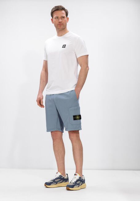 Lichtblauwe STONE ISLAND Korte broek SHORTS S0051 - large