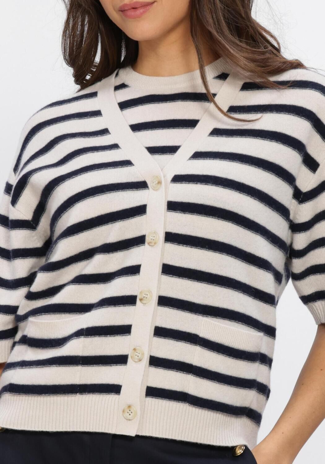 Multi LUISA CERANO Vest CARDIGAN AUS KASCHMIR-MIX - large