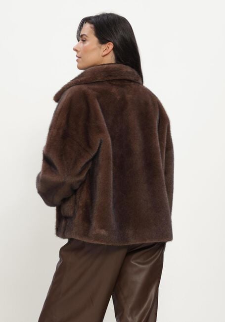 Bruine STUDIO AR Faux fur jas FAJE FAUX MINK - large