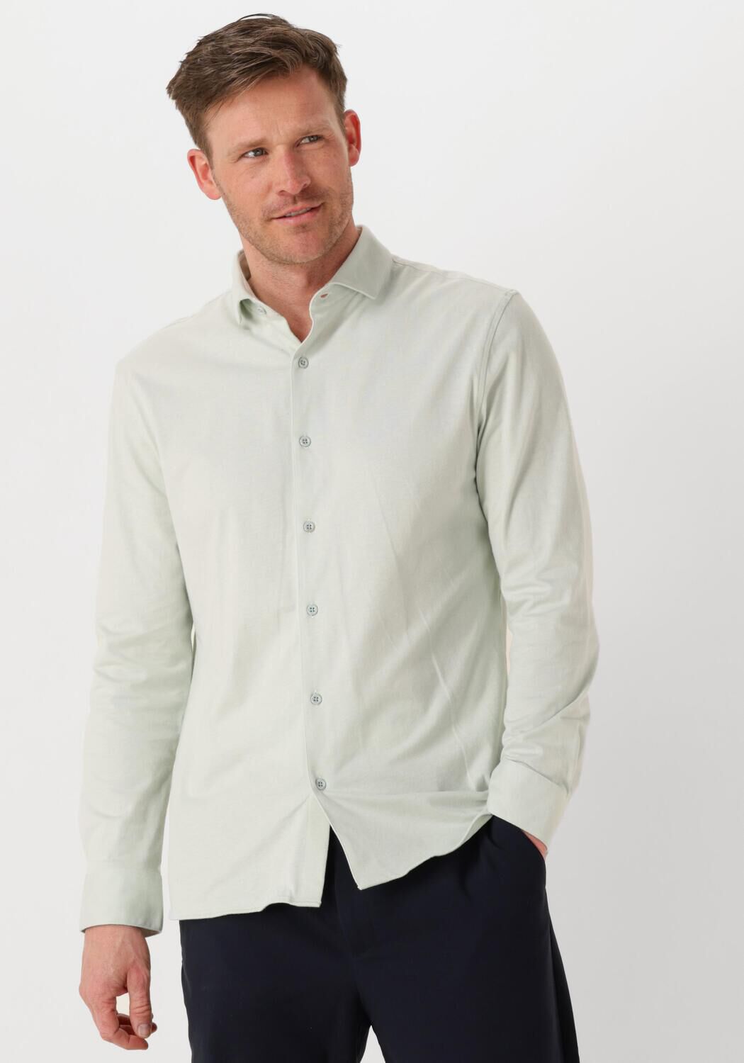 The GoodPeople Casual Overhemd Heren Stirr, Maat: XXL, Kleur: Mint afbeelding 1