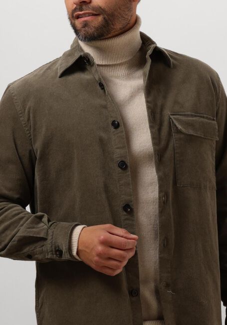 Groene PROFUOMO Overshirt OVERSHIRT CORDUROY - large
