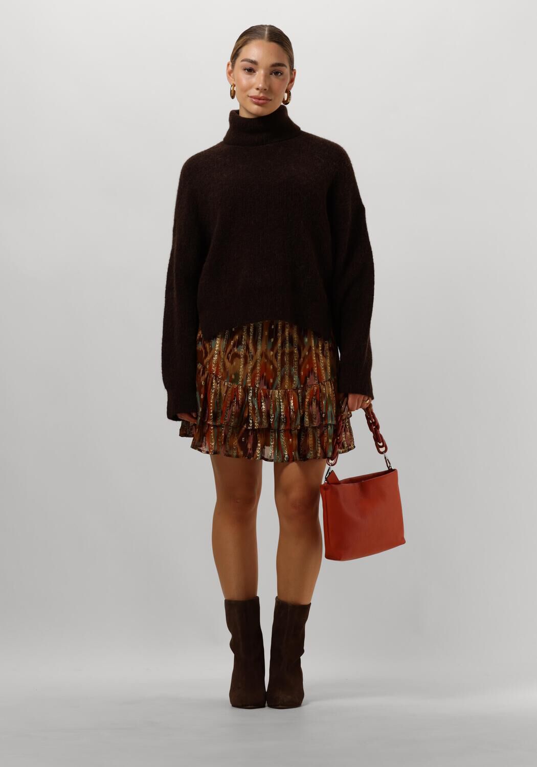 Oranje GIANNI CHIARINI Schoudertas BRENDA 8265 - large