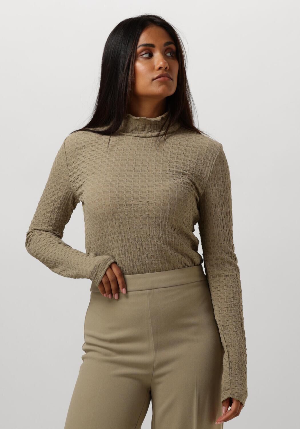 Dante6 Trui Dames Zane Structured Layering Top, Maat: L, Kleur: Groen