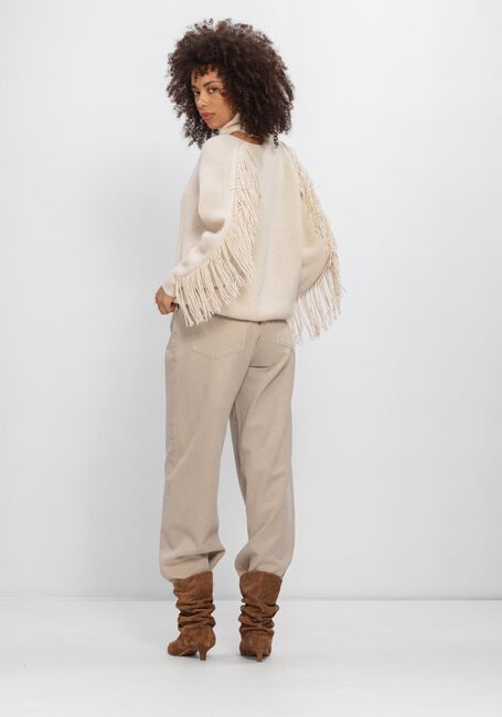 Creme DANTE6 Trui SIEGA CUT-OUT FRINGE SWEATER - large