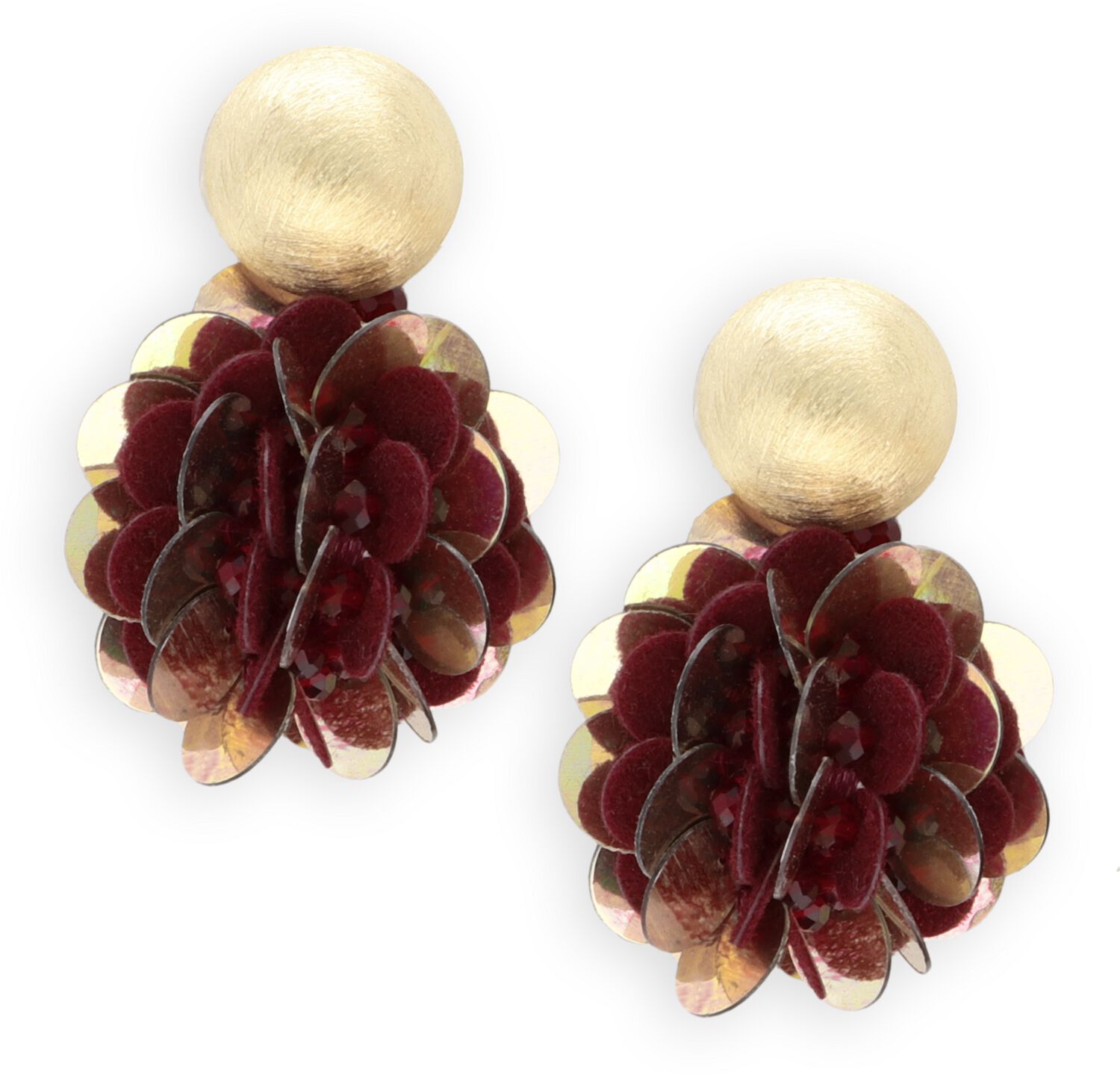 LOTT. gioielli Oorbellen Dames Ce Sq Fine Big Sequins Globe S afbeelding 1