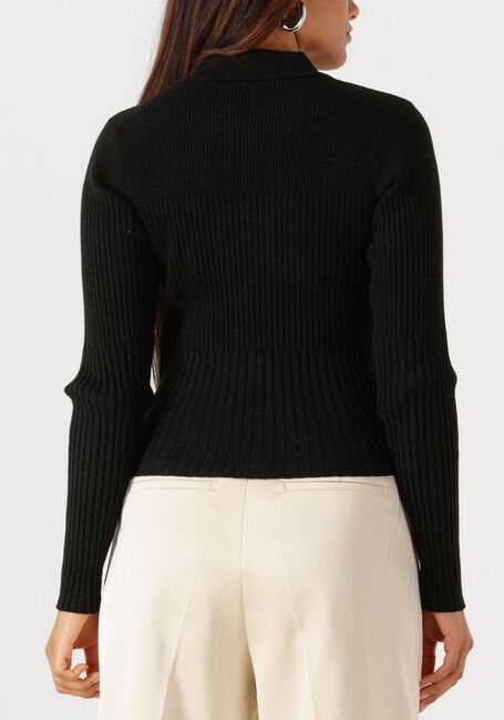 Zwarte SECOND FEMALE Trui JET KNIT CARDIGAN - large