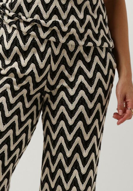 Zwarte SUMMUM Pantalon PANTS ZIG ZAG CROCHET - large