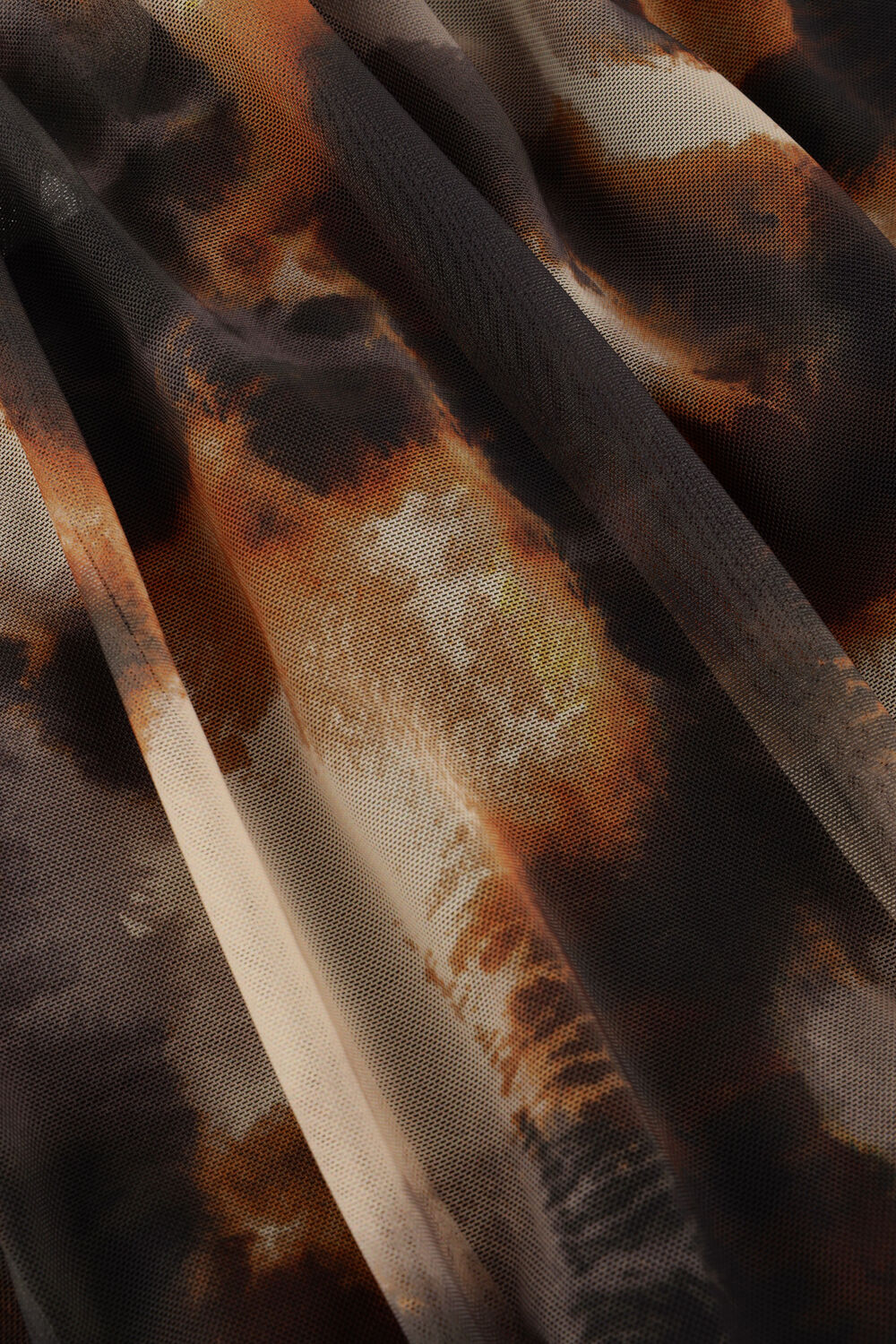 Bruine GESTUZ Tops & T-shirts BEHKAGZ MESH TOP - large