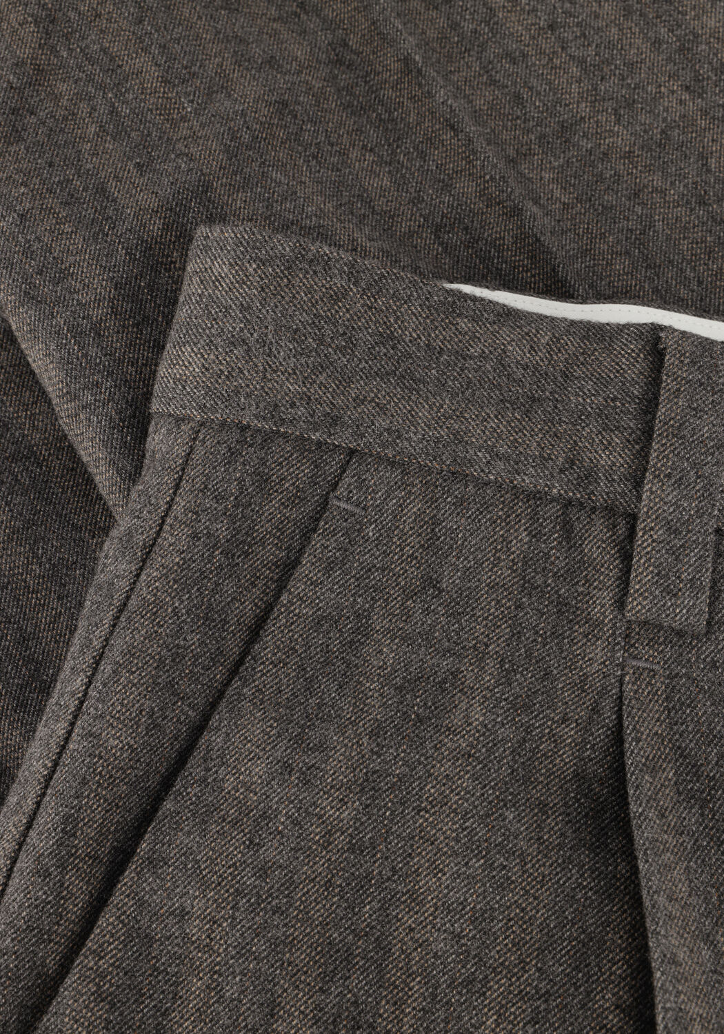 Donkergrijze SECOND FEMALE Pantalon HOLLANDA TROUSERS - large