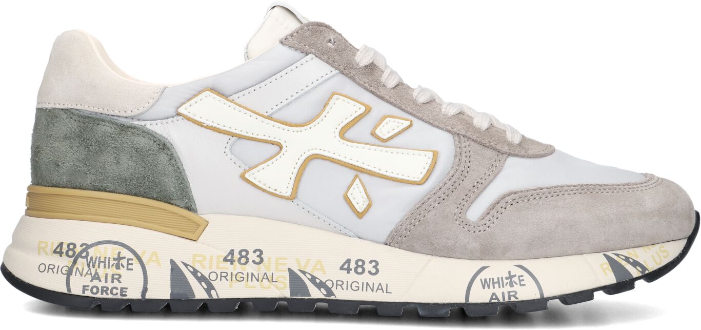 Premiata Lage Sneakers Heren Mick, Maat: 42, Kleur: Beige