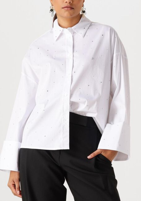 Witte CO'COUTURE Blouses LENICC WIDE CUFF STONE SHIRT - large