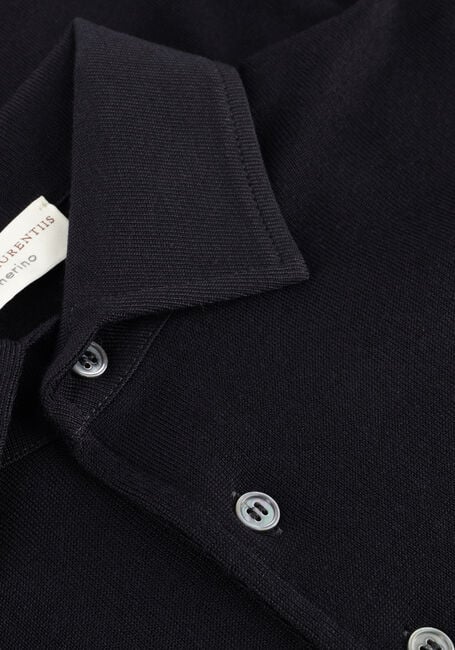 Blauwe FILIPPO DE LAURENTIIS Trui POLO ML PARAMONTURA R.MERINO - large