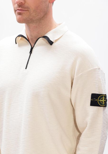Ecru STONE ISLAND Polo LS POLO S01B0 - large
