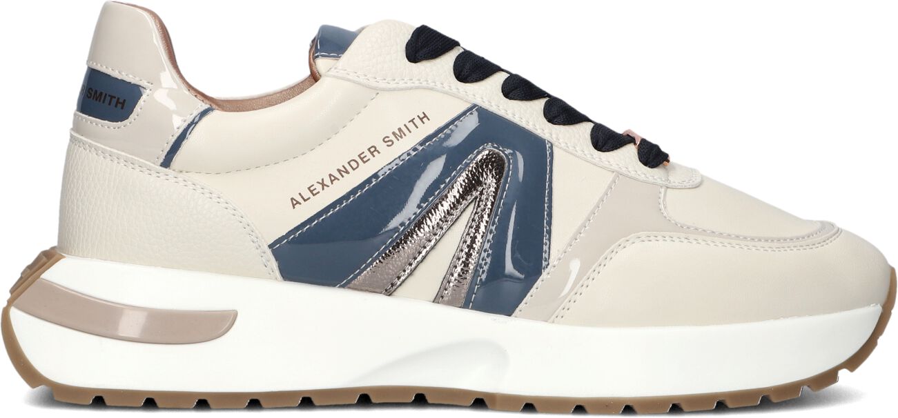 Alexander Smith Lage Sneakers Dames Hyde Woman, Maat: 40, Materiaal: Leer, Kleur: Beige
