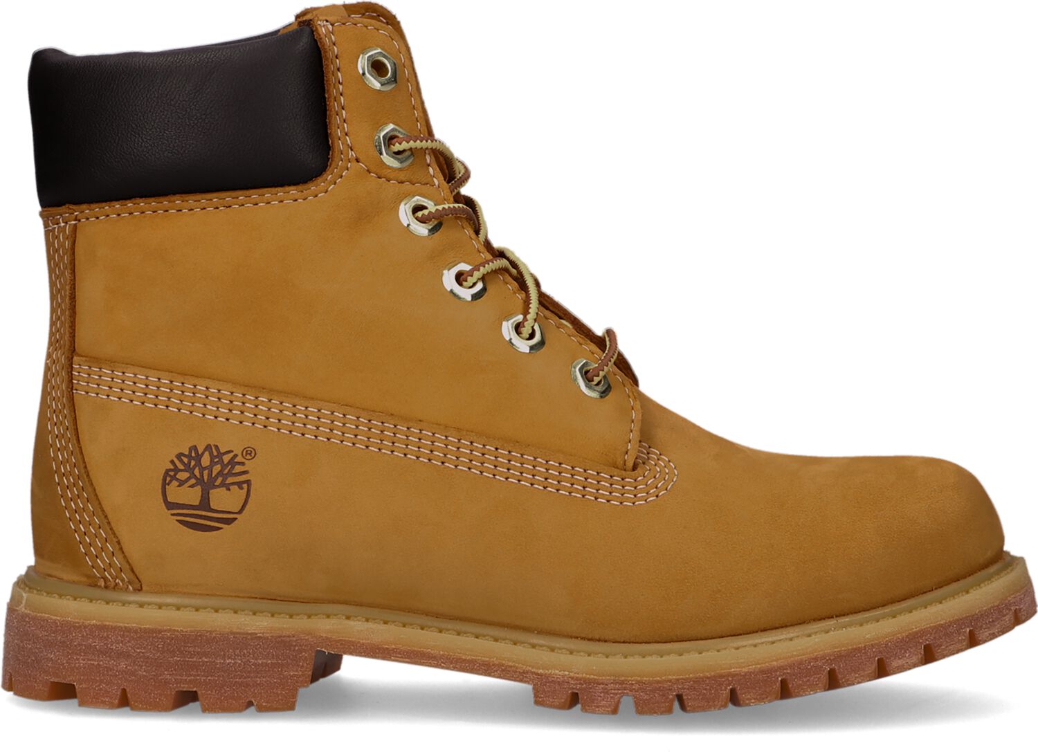 Timberland Veterboots Dames 6in Premium, Maat: 36, Materiaal: Nubuck, Kleur: Camel