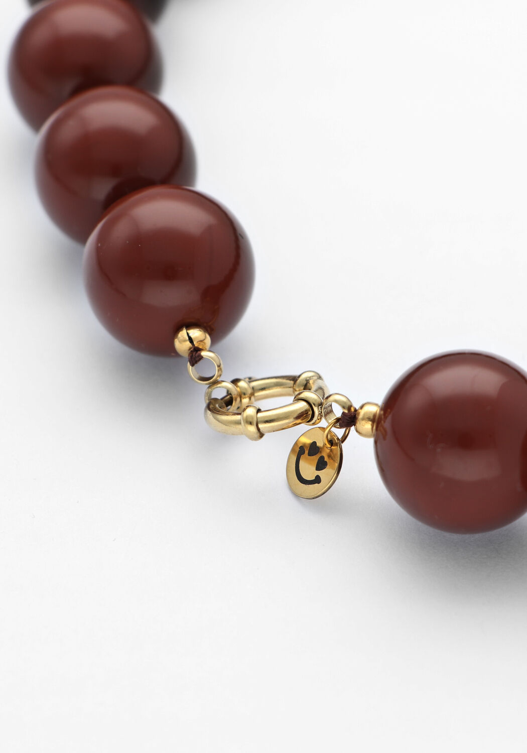 Bruine BONNIE STUDIOS Kettingen WILMA NECKLACE - large